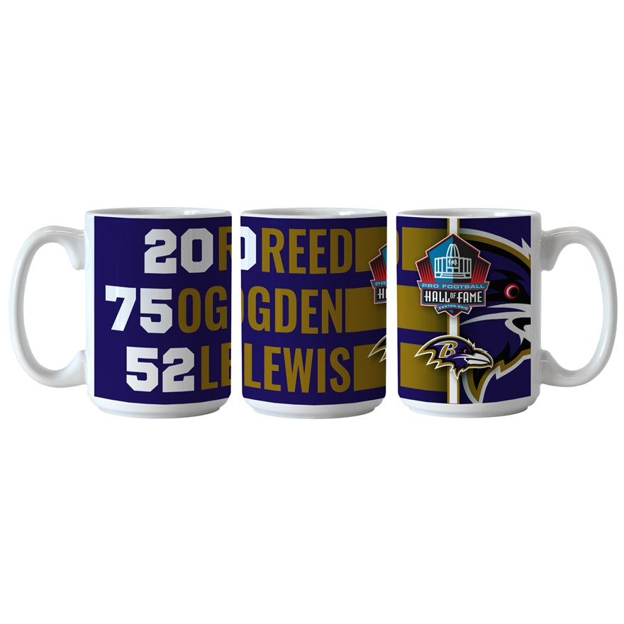 Ravens Hall of Famers Mug