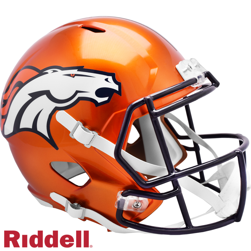 Broncos Speed Replica Flash Helmet