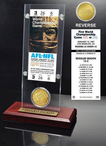 Super Bowl I (1) Ticket & Game Coin Collection