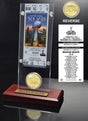 Seahawks SB XLVIII (48) Champions Ticket & Bronze Coin Desktop Acrylic