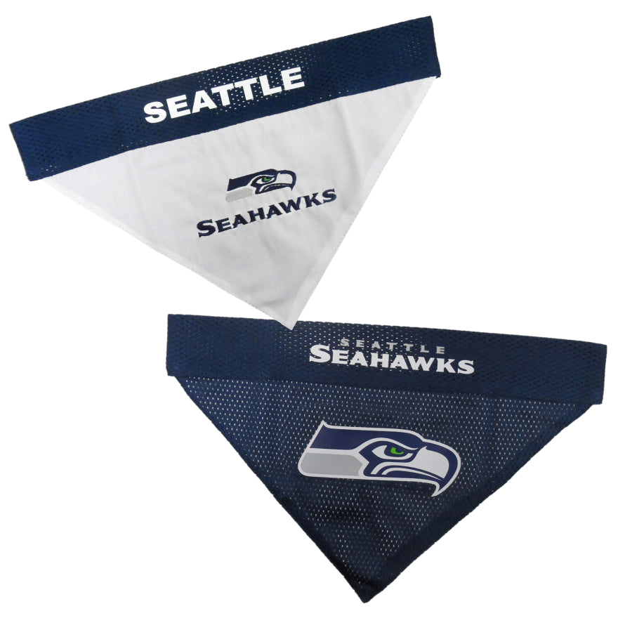 Seahawks Pets First Reversible Dog Bandana