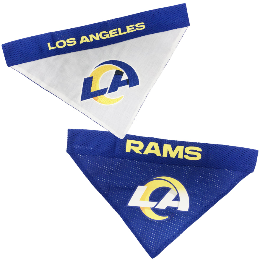Rams Pets First Reversible Dog Bandana
