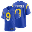 Rams Matthew Stafford Men's Blue Nike Game Jersey