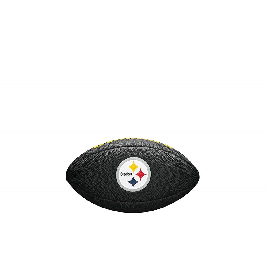 Steelers Wilson® Mini Soft Touch Black Football