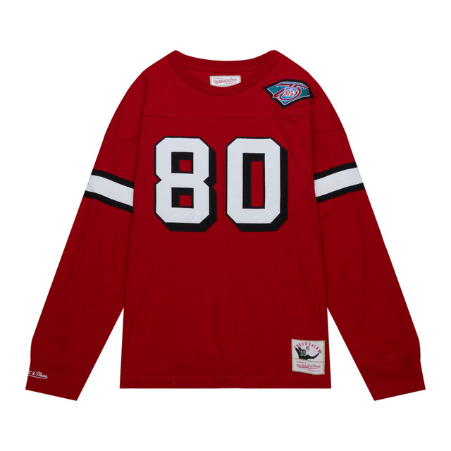 49ers Jerry Rice Mitchell and Ness Name and Number Long Sleeve T-Shirt 1994