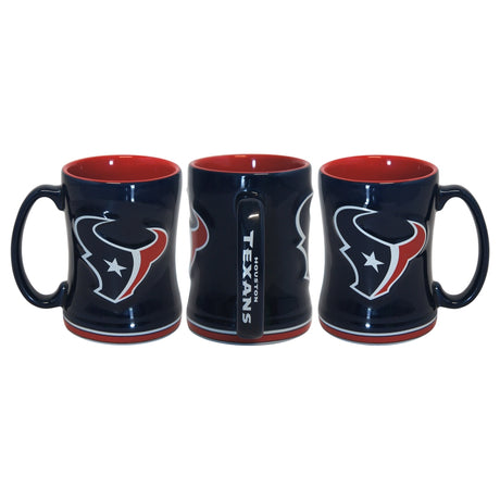 Texans 14oz Relief Sculpted Mug