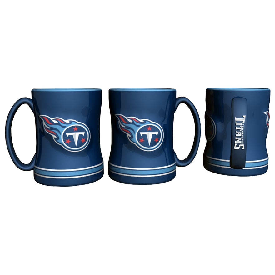 Titans 14oz Relief Sculpted Mug Pro Football Hall of Fame