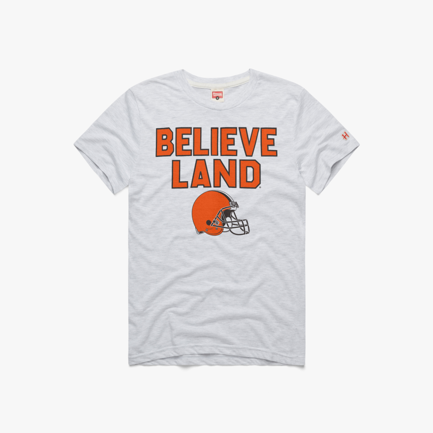 Browns Believeland Homage T-Shirt Pro Football Hall of Fame
