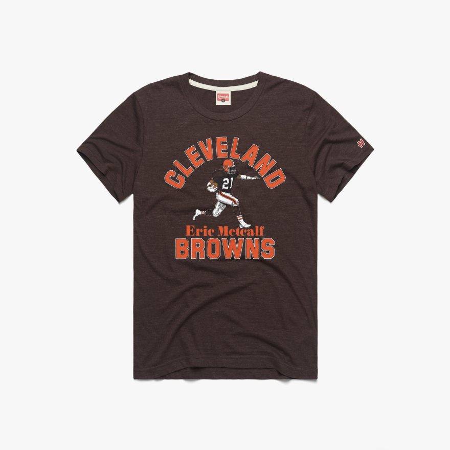 Browns Eric Metcalf Homage T-Shirt Pro Football Hall of Fame