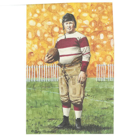 Wilbur (Pete) Henry Goal Line Art Proof Card