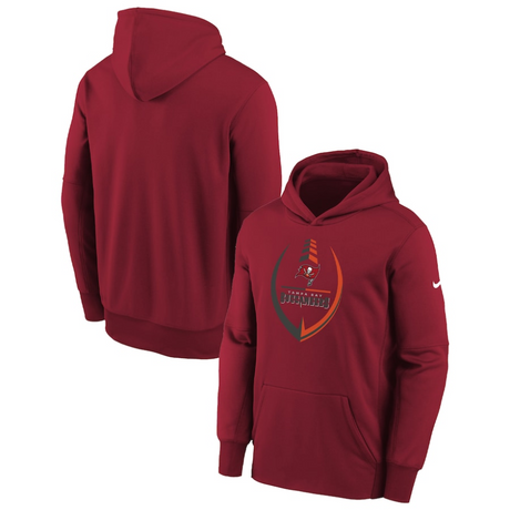Buccaneers Youth Nike Icon Performance Pullover Sweatshirt