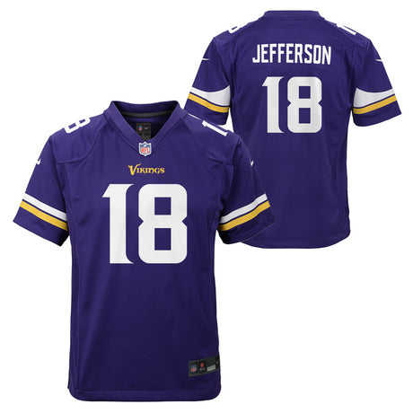 Vikings Justin Jefferson Youth Nike Game Jersey