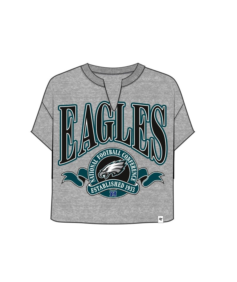Eagles 2026 '47 Brand Women's Banners Out Oversized T-Shirt