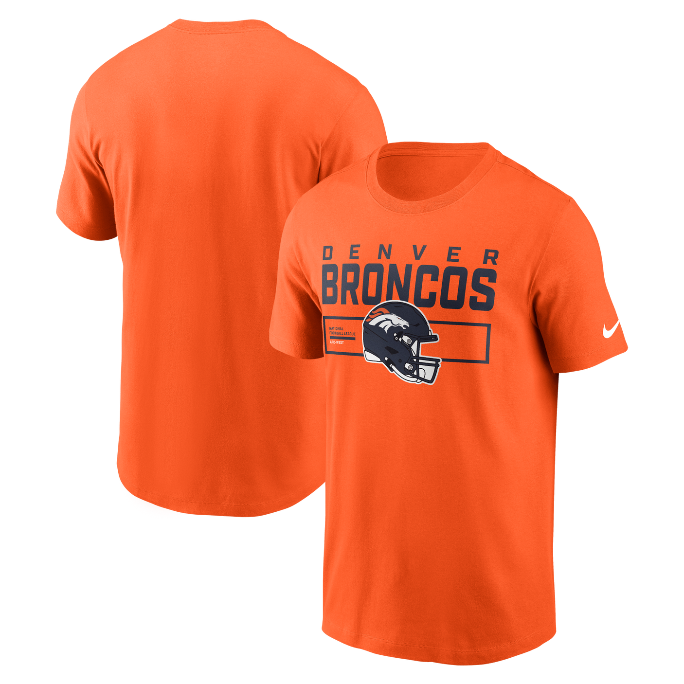 Broncos 2025 Men's Nike Helmet Essential T-Shirt