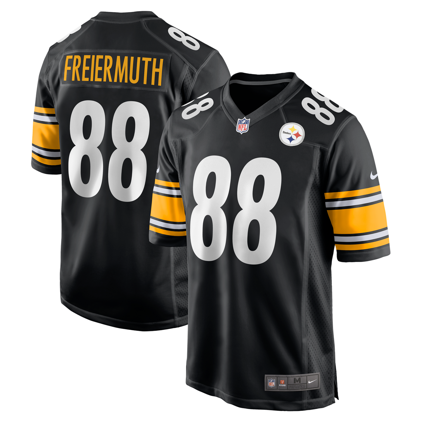 Steelers Pat Freiermuth Nike Men's Black Game Jersey