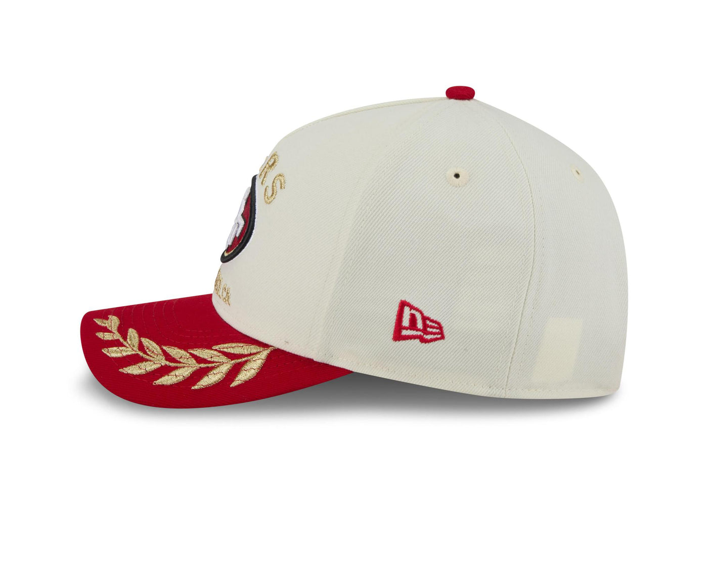 49ers 2025 New Era 9FORTY Stretch Snap Color Way Draft Hat