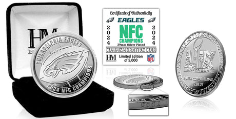 Eagles 2024 NFC Champions Silver Coin