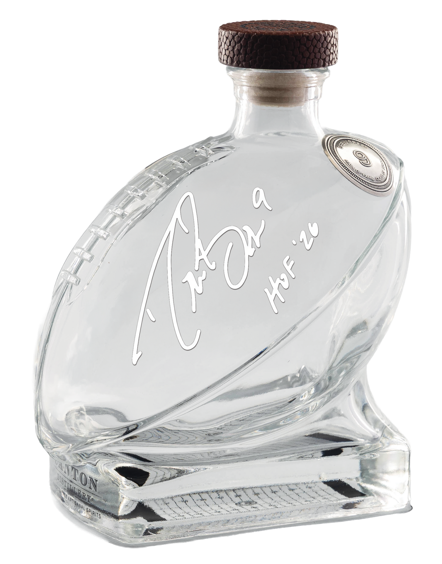 Drew Brees Class of 2026 Canton Distillery Football Decanter