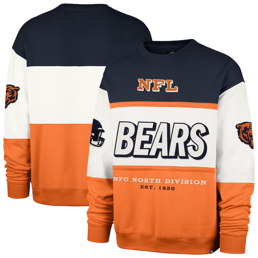 Bears 2025 '47 Brand Men's Breeze By Maximalist Crewneck