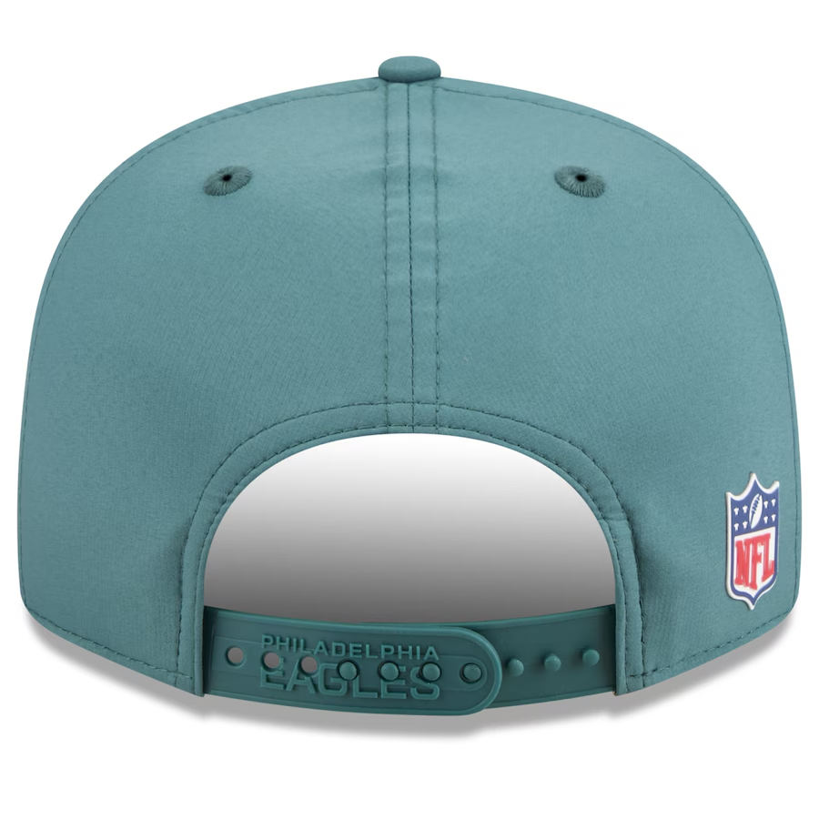 Eagles 2025 New Era Men's 9FIFTY Sideline Hat Pro Football Hall of Fame