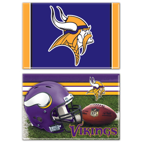 Vikings 2-Pack Rectangle Magnets