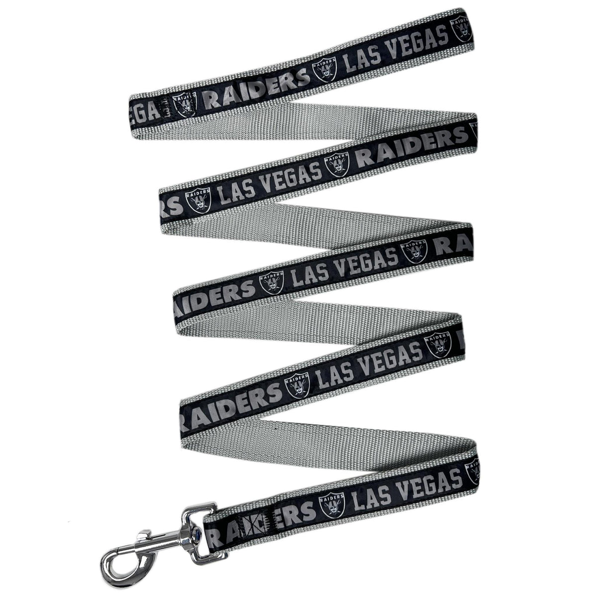 Raiders Pets First Satin Dog Leash Pro Football Hall of Fame