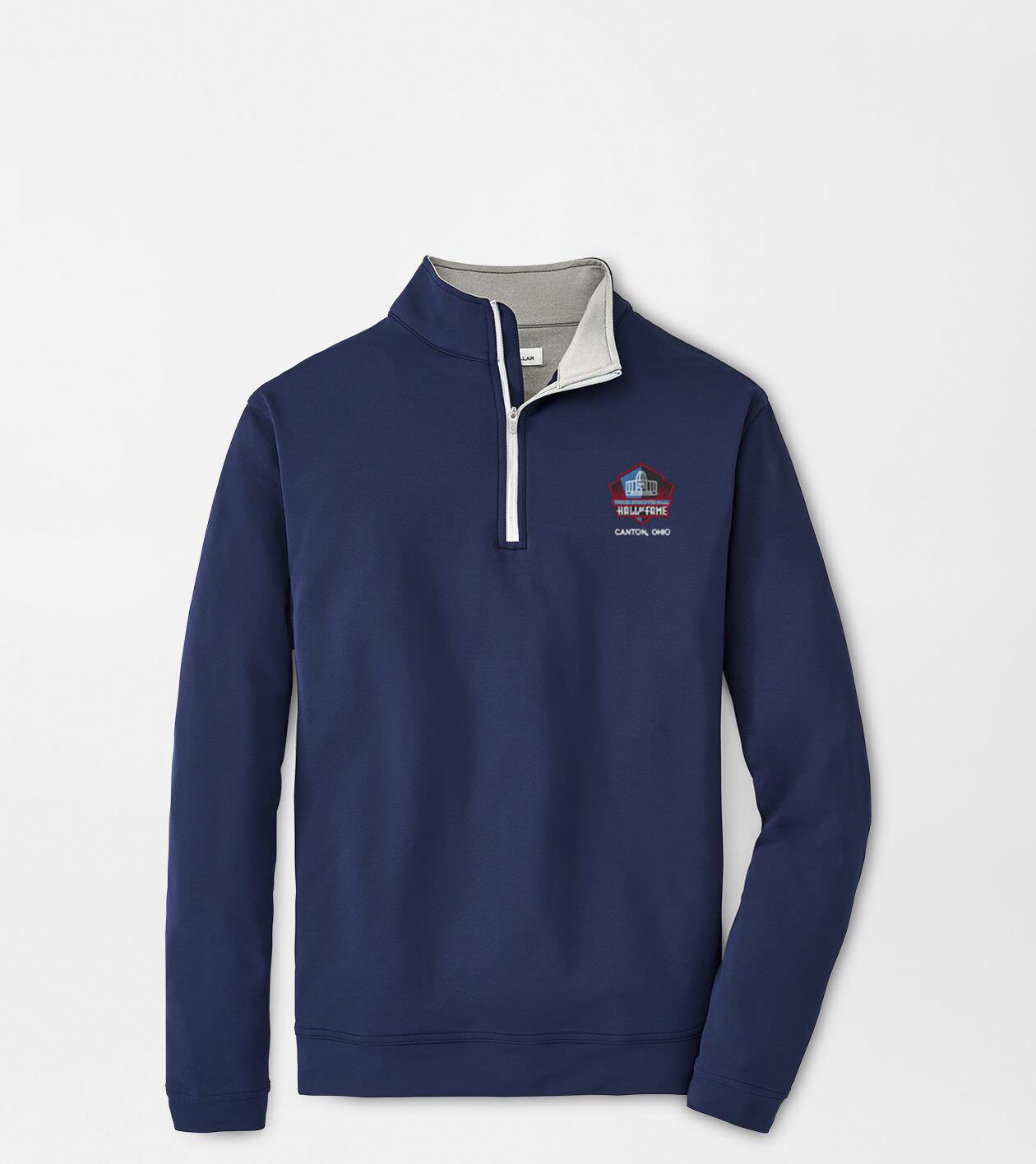 Hall of Fame Peter Millar Men's Navy Perth Performance 1/4 Zip