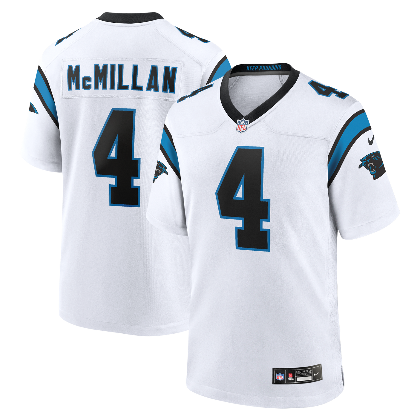 Panthers Tetairoa McMillian 2026 Nike Men's Game Jersey
