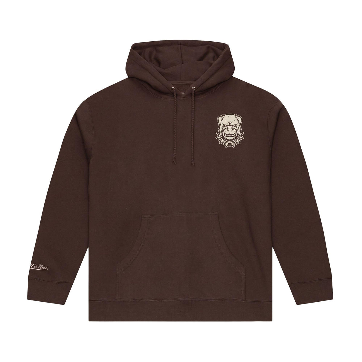 Browns 2026 Mitchell & Ness Men's Beware of the Dawgs Hoodie Pro Football Hall of Fame