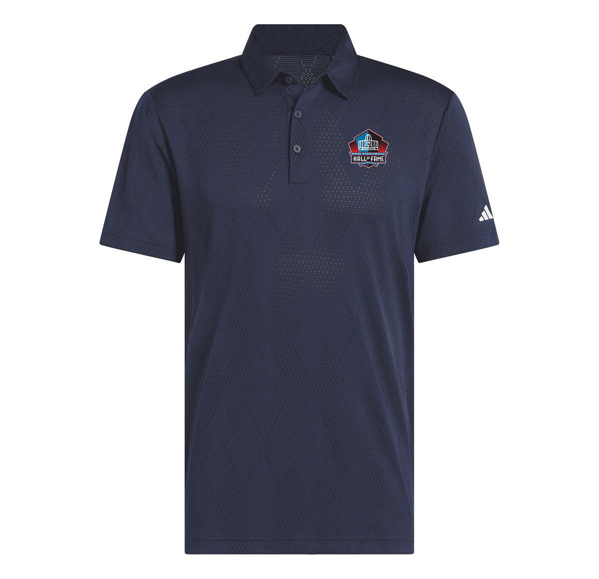 Hall of Fame Men's Adidas Navy Ultimate365 Textured Polo