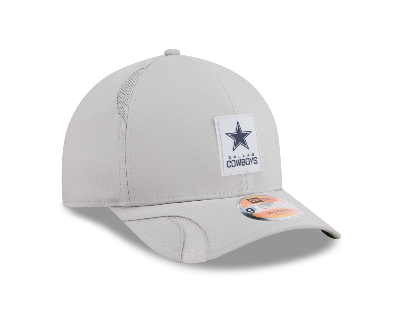 Cowboys 2025 New Era Men's 9FORTY Grey Sideline Hat