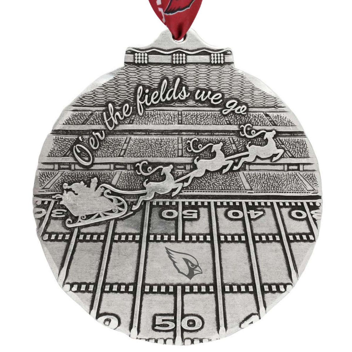 Cardinals O'er The Fields We Go Ornament Pro Football Hall of Fame