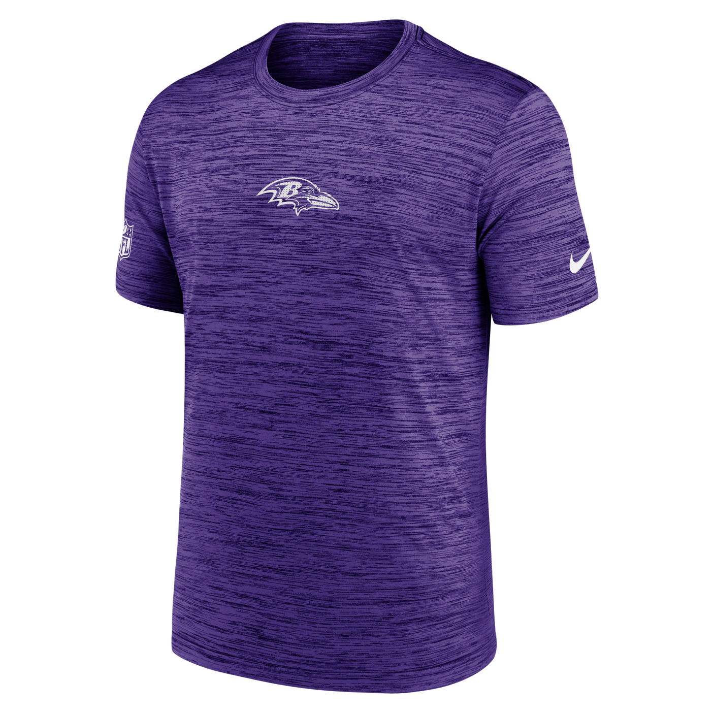 Ravens 2025 Nike Dri-Fit Sideline Team Issue Velocity T-Shirt