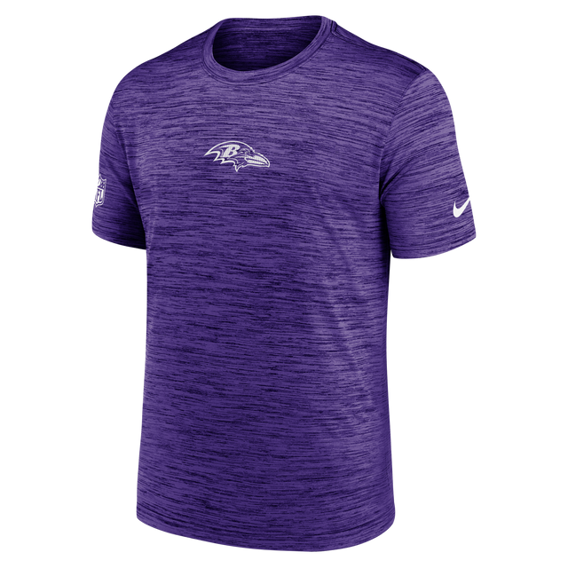 Ravens 2025 Nike Dri-Fit Sideline Team Issue Velocity T-Shirt