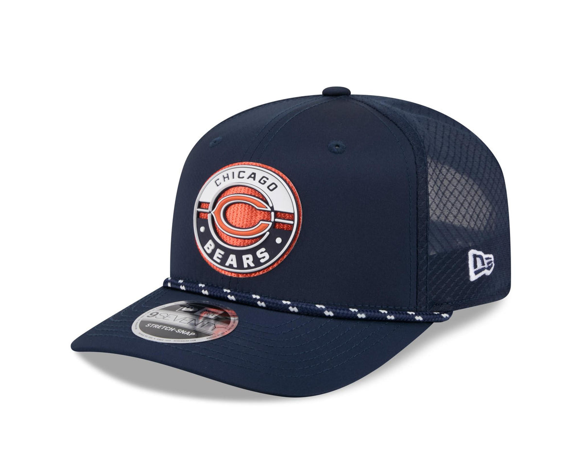 Bears 2026 New Era Men's 9SEVENTY Stretch Snap Two-Tone Hat Pro Football Hall of Fame