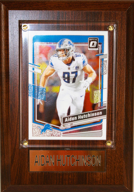 Aidan Hutchinson 4x6 Plaque