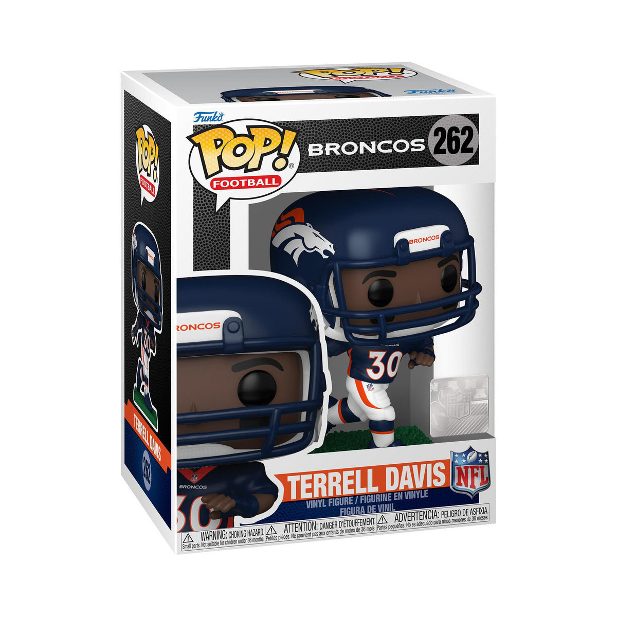 Broncos Terrell Davis Funko Pop! 262 Pro Football Hall of Fame
