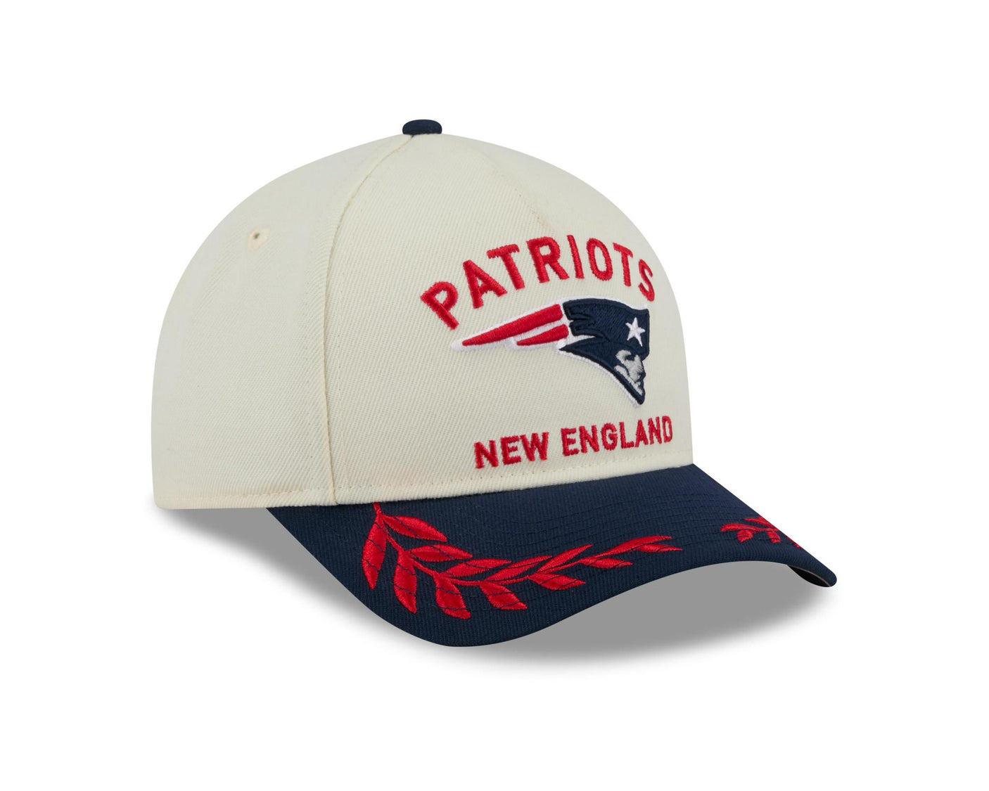 Patriots 2025 New Era 9FORTY Stretch Snap Color Way Draft Hat