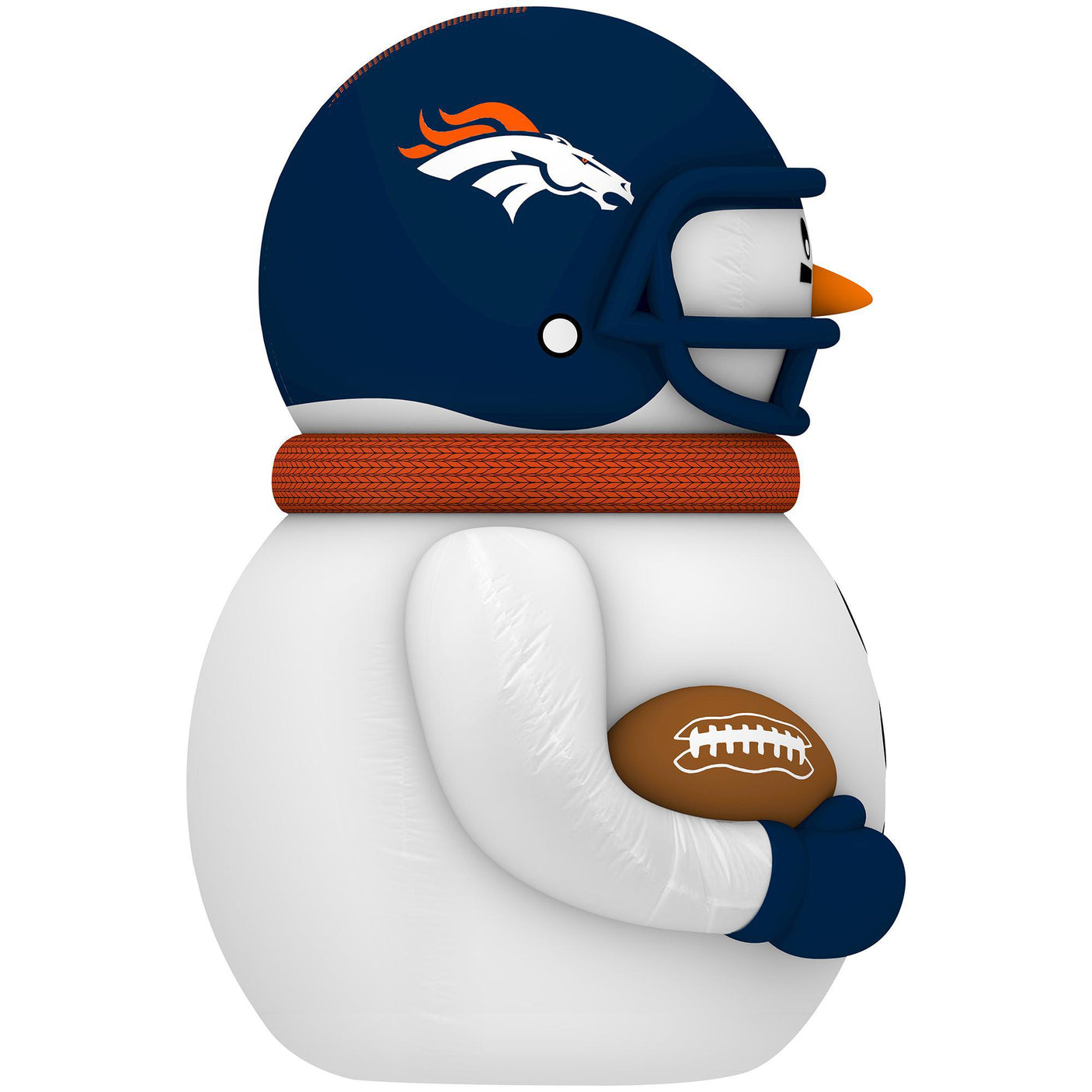 Broncos Team Pride Inflatable Snowman Player