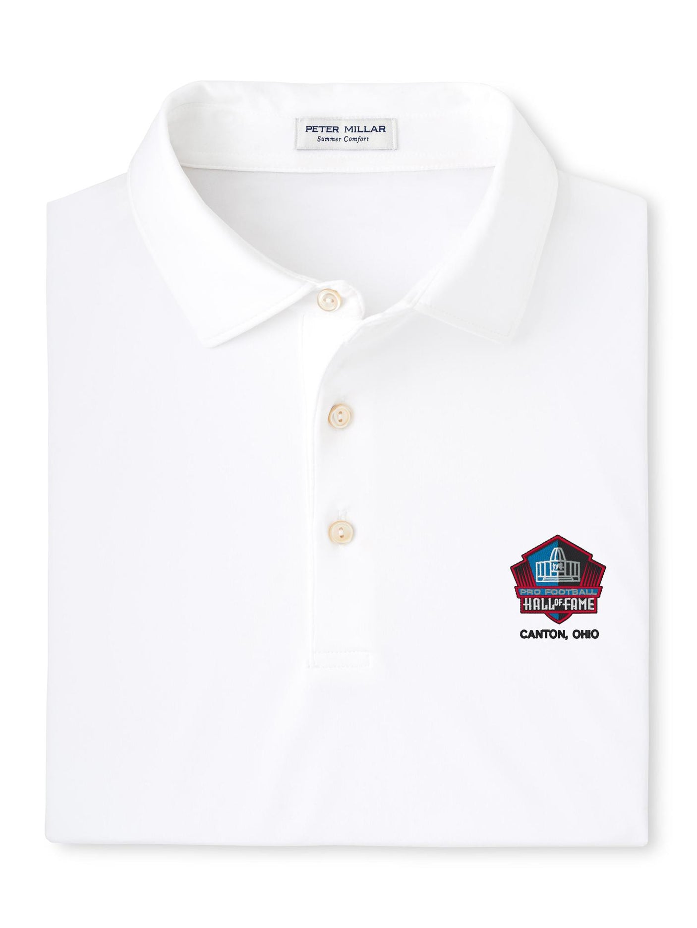 Hall of Fame Peter Millar Men's Solid Performance Jersey Polo