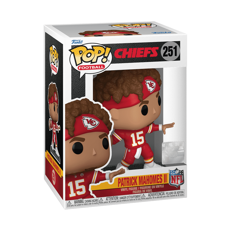 Chiefs Patrick Mahomes Funko Pop! 251 Pro Football Hall of Fame