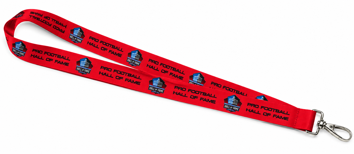 Hall of Fame Red Lanyard Pro Football Hall of Fame
