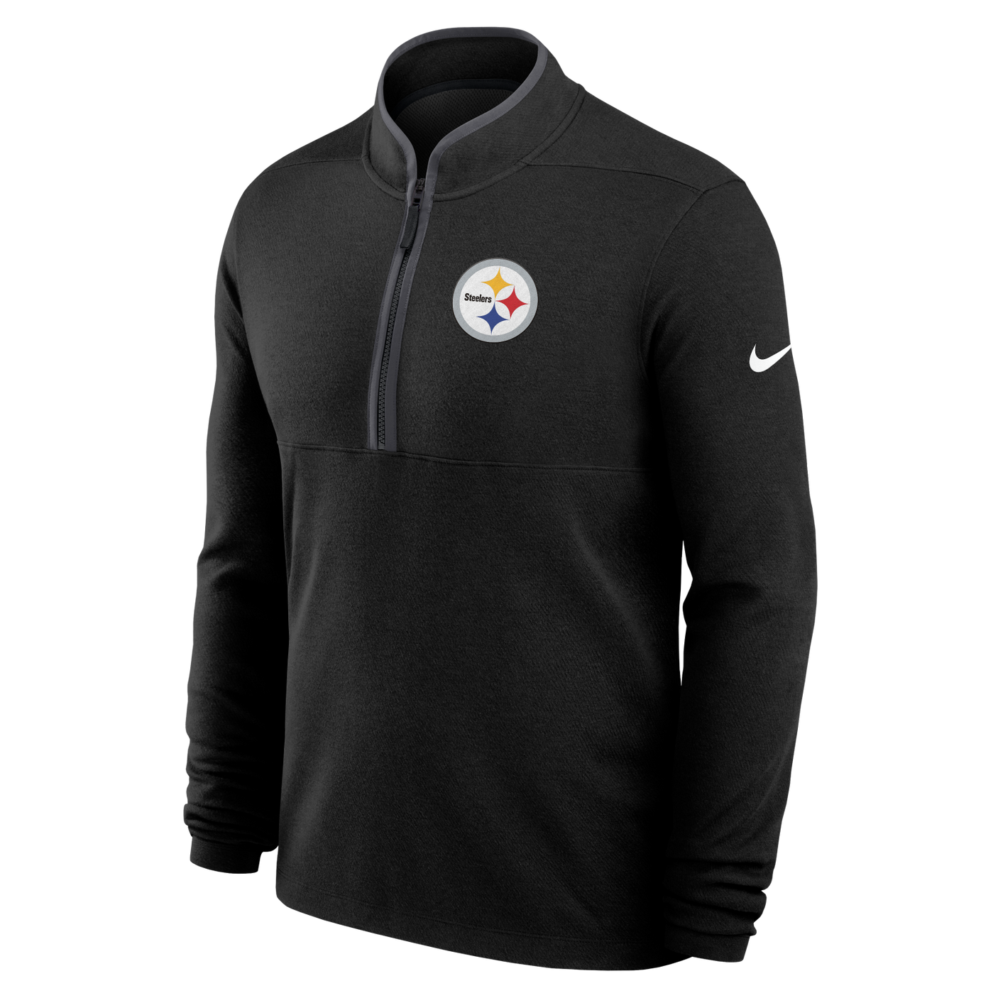 Steelers 2026 Nike Men's Victory Half Zip Jacket (10302635835668)