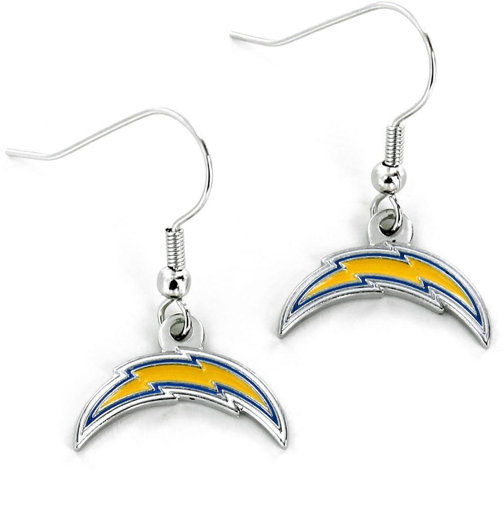 Chargers Logo Dangler Earrings Pro Football Hall of Fame