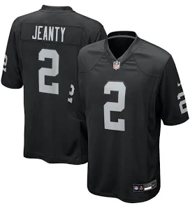 Raiders Ashton Jeanty Nike Men's Black Game Jersey