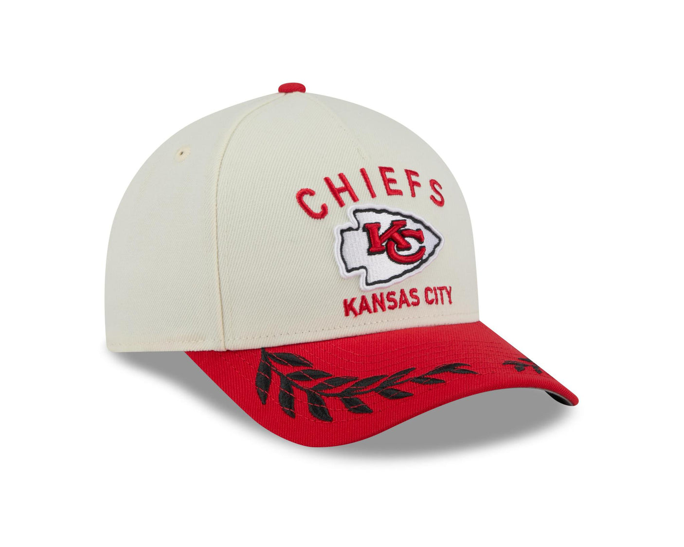 Chiefs 2025 New Era 9FORTY Stretch Snap Color Way Draft Hat