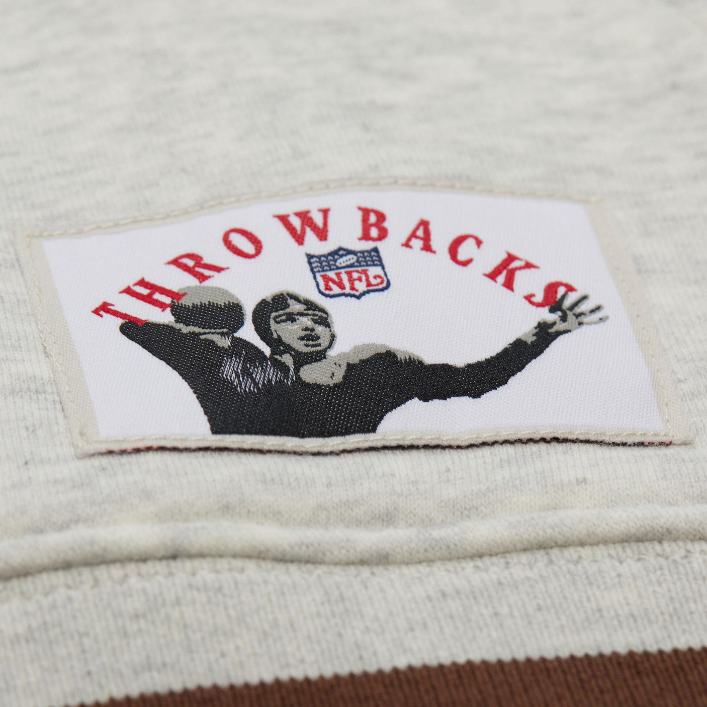 Browns 2025 Mitchell & Ness Men's NFL Off Season Fleece Hoodie Vintage Logo Sweatshirt