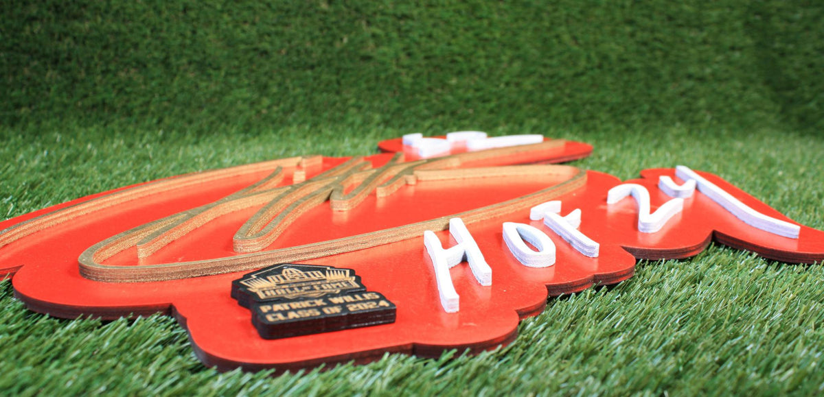 Patrick Willis 3D Signature Color Wall Sign - DS Sign Yurko (game day feels)