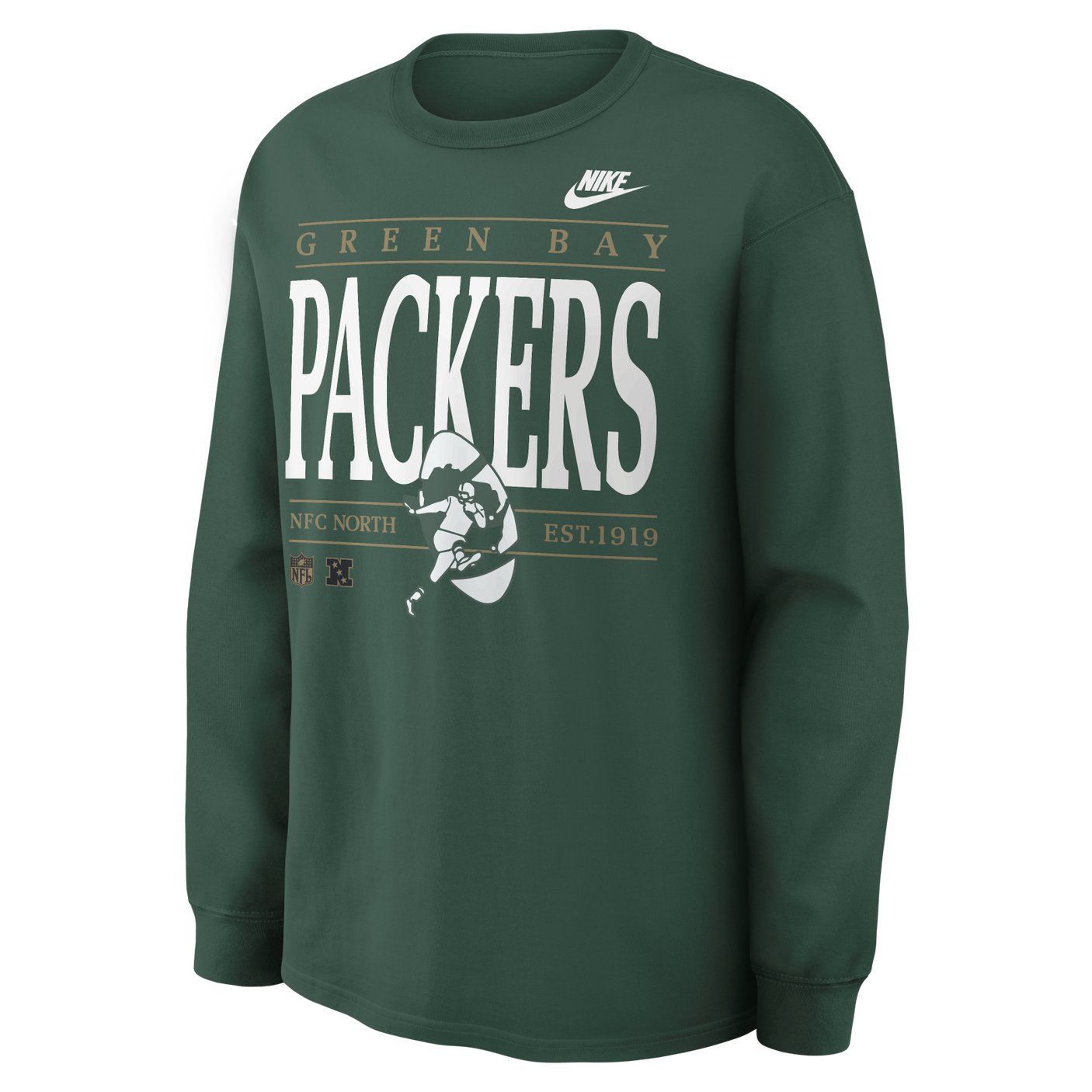 Packers 2026 Nike Men's Nike Max 90 Long Sleeve T-Shirt