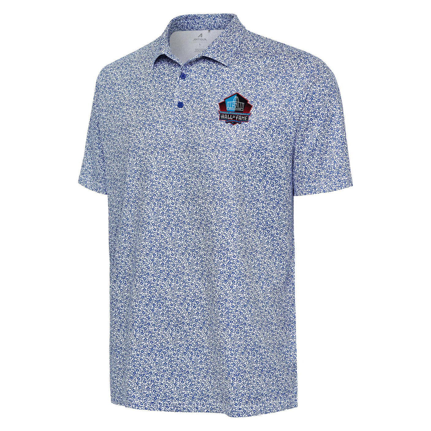 Hall of Fame 2025 Antigua Men's Royal Field Ditsy Polo